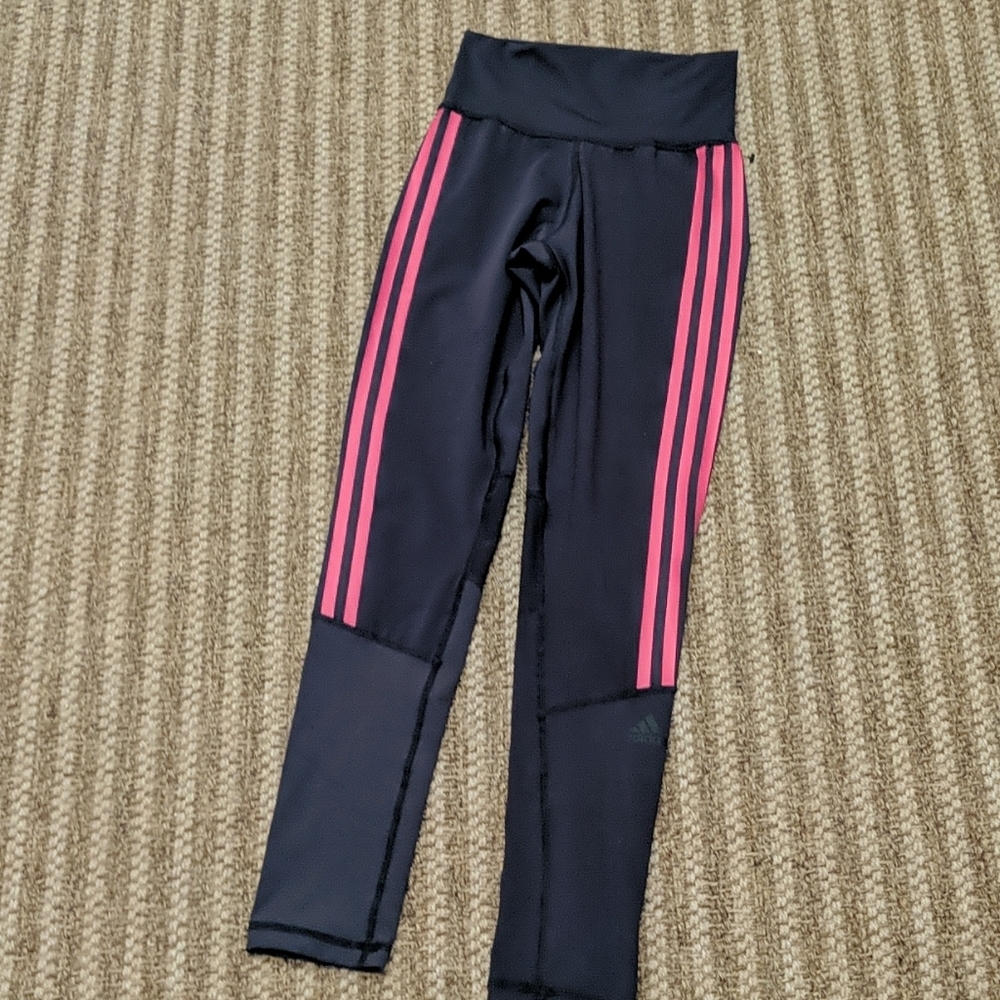 Adidas Standard 19 Three Stripe Leggings XS
